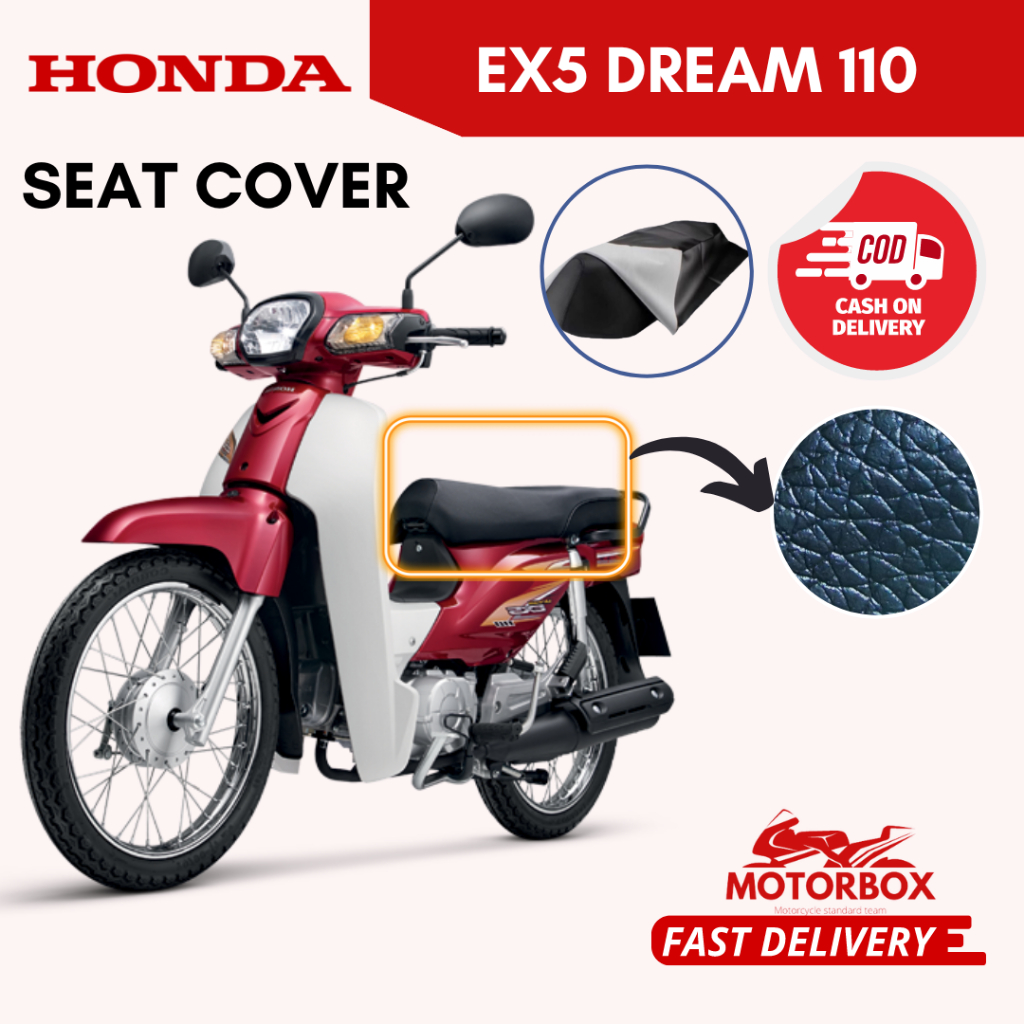 HONDA SEAT COVER EX5 110 DREAM 110 FI - SEAT REPLACEMENT LEATHER ...
