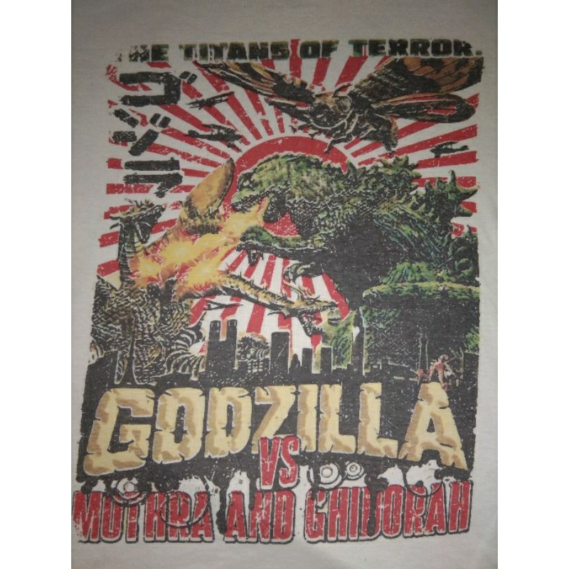 Godzilla vs Monsters Kaiju tshirt movie | Shopee Philippines