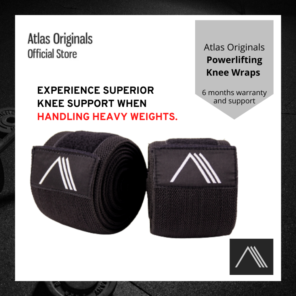 Atlas Powerlifting Knee Wraps | Shopee Philippines