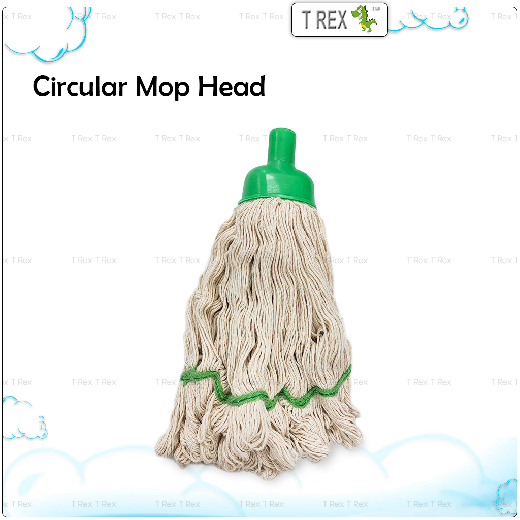 Circular Mop Head / Mop With Round Sewing / Dolly Mop / Kepala Mop Tali