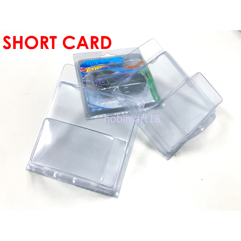 PVC Transparent Protector cover Hot wheels / Matchbox SHORT Card ...