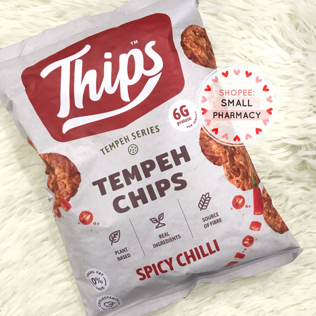 Thips, Vegetarian Tempeh Chips (Sea Salt / Spicy Chili / Seaweed) (50g