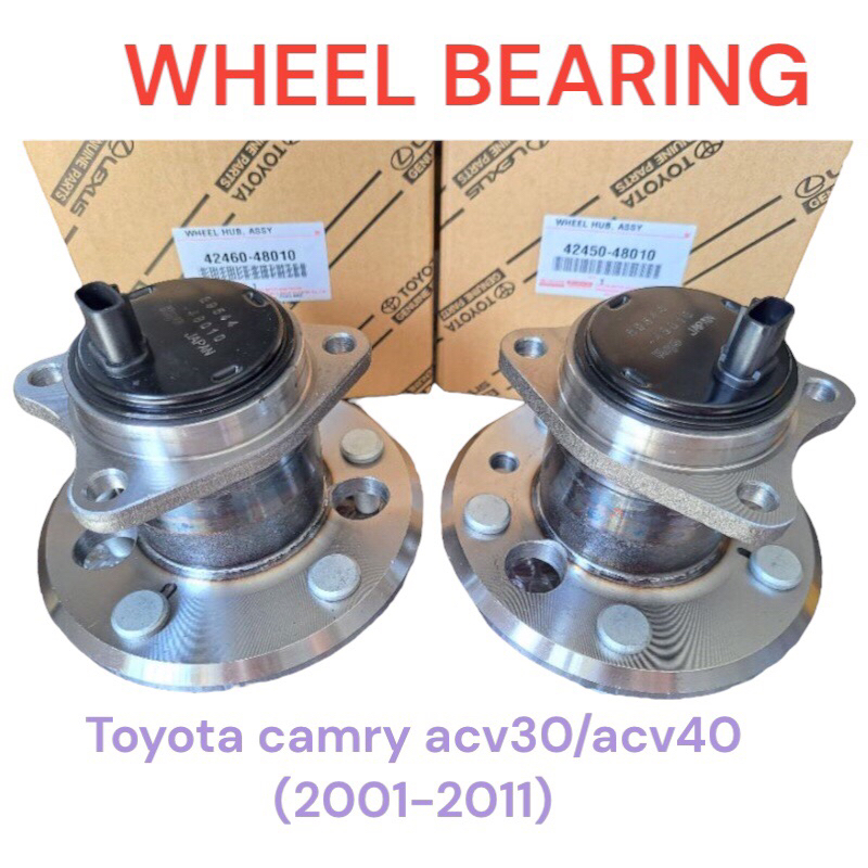 TOYOTA CAMRY (ACV30 / ACV40) (2001-2011) WHEEL BEARING (REAR) (LEFT ...