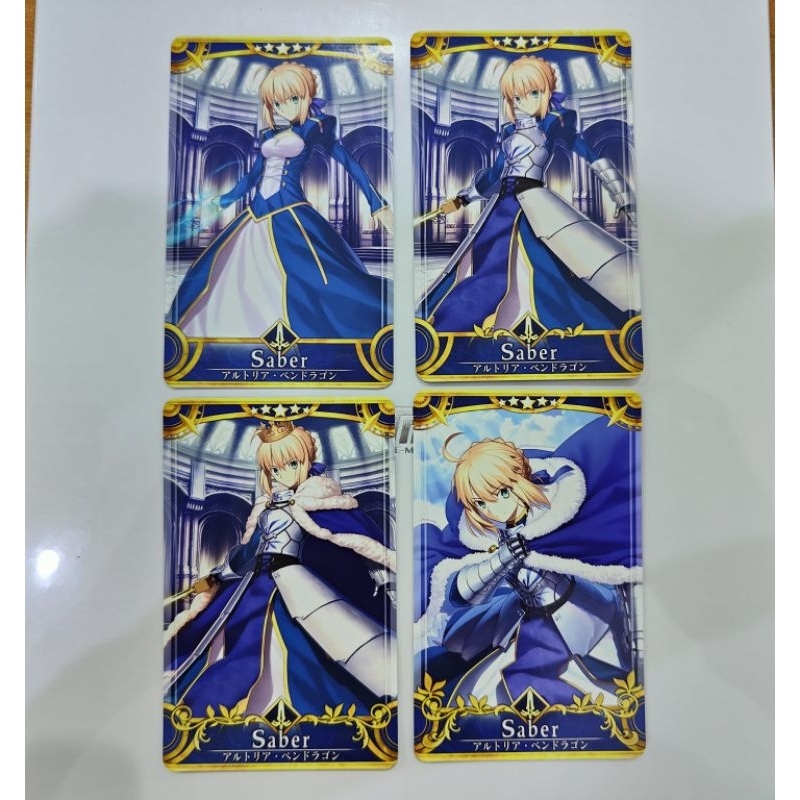 Fgo Artoria Card Fate Grand Order Arcade Shopee Philippines 5157