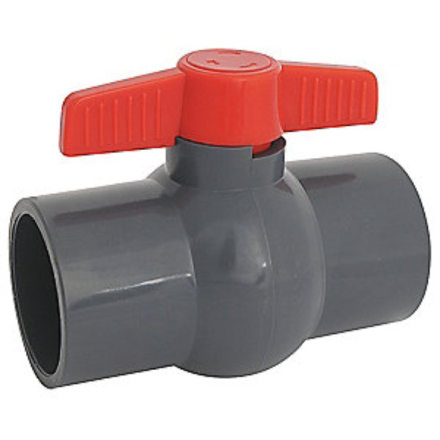 PVC Ball Valve Threaded or Non-Threaded Socket or Thread Pipe Fitting ...