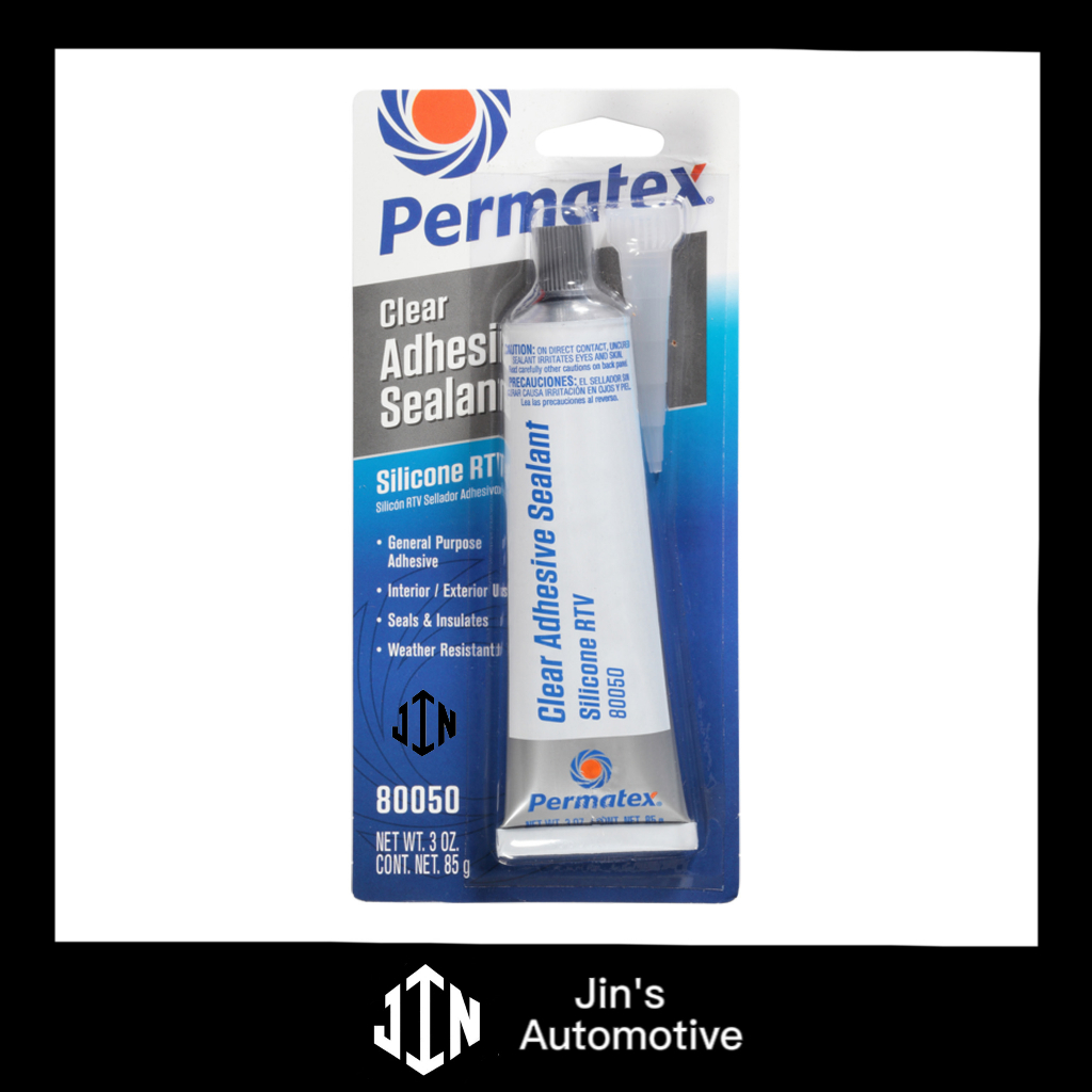 PERMATEX CLEAR RTV SILICONE ADHESIVE SEALANT, 3 OZ | Shopee Philippines