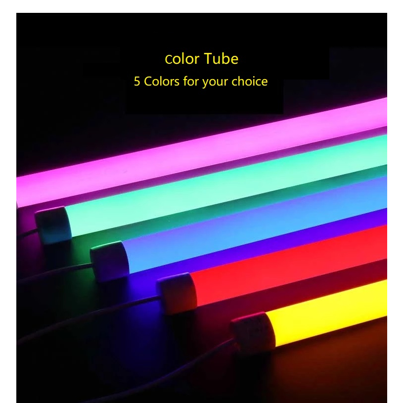 LED Colour Light Tube Weatherproof 4Feet T8 18W Multi Color Tube Red ...