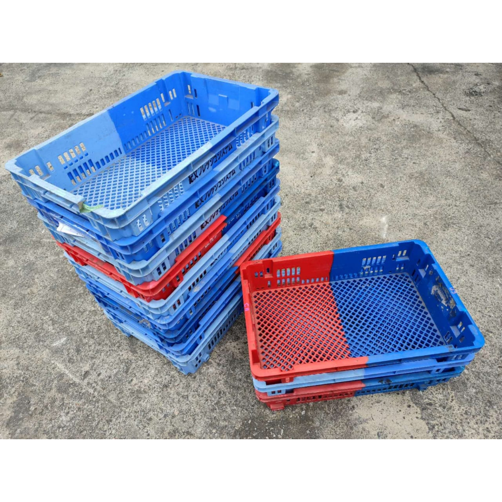 Japan Import Used Multi Purpose Tray / Basket Heavy Duty / Stackable
