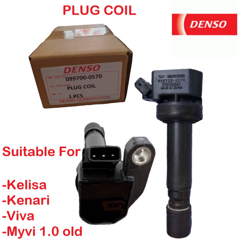 DENSO KELISA KENARI VIVA MYVI 1.0 IGNITION COIL / PLUG COIL ( 90048