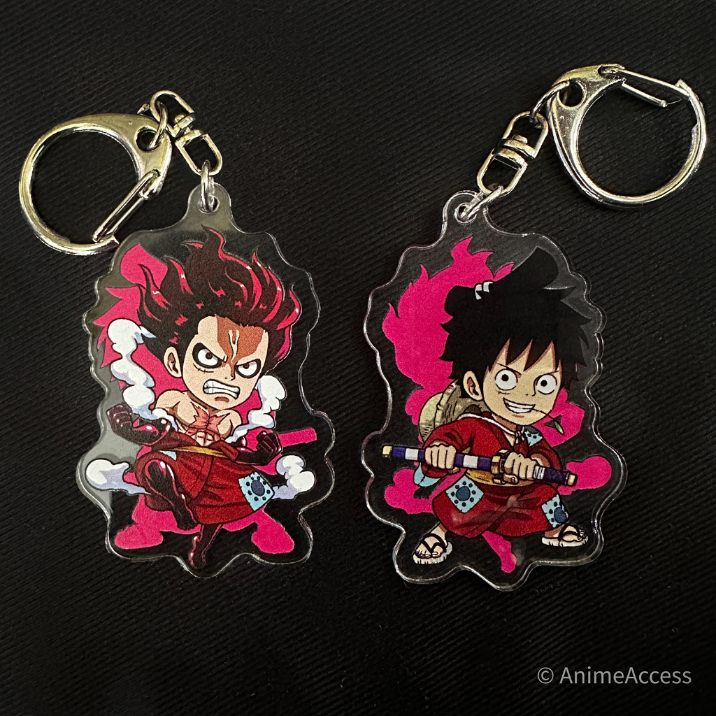 One Piece Doujin Art Double Side Anime Acrylic Premium Keychain by