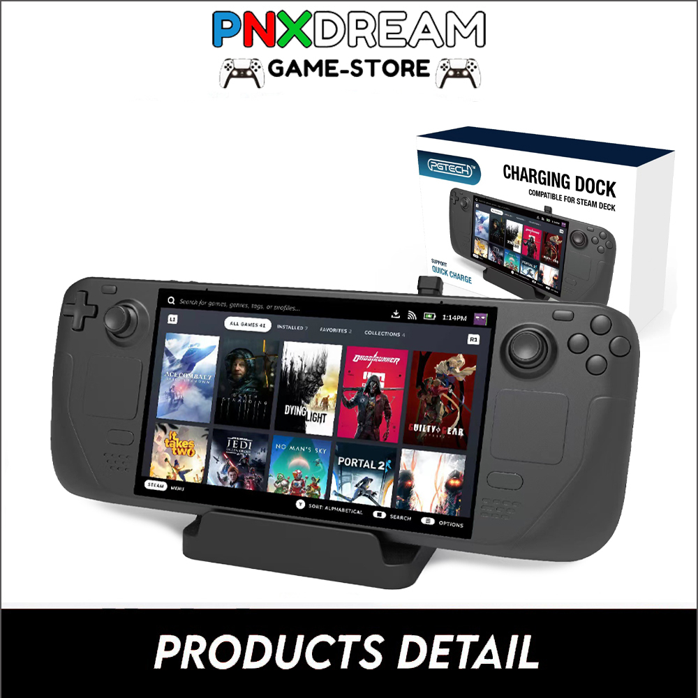 PGTECH Steam Deck Charging Dock Display Stand Table Mount GP-810 ...