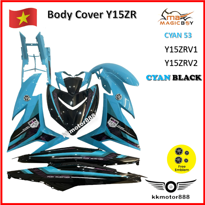 MAGICBOY CYAN 53 / CYAN BLACK STICKER STRIPE TANAM (VIETNAM) | Shopee ...