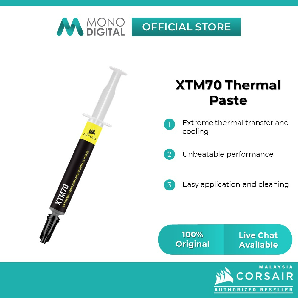 CORSAIR XTM70 Extreme Performance Thermal Paste Shopee Philippines