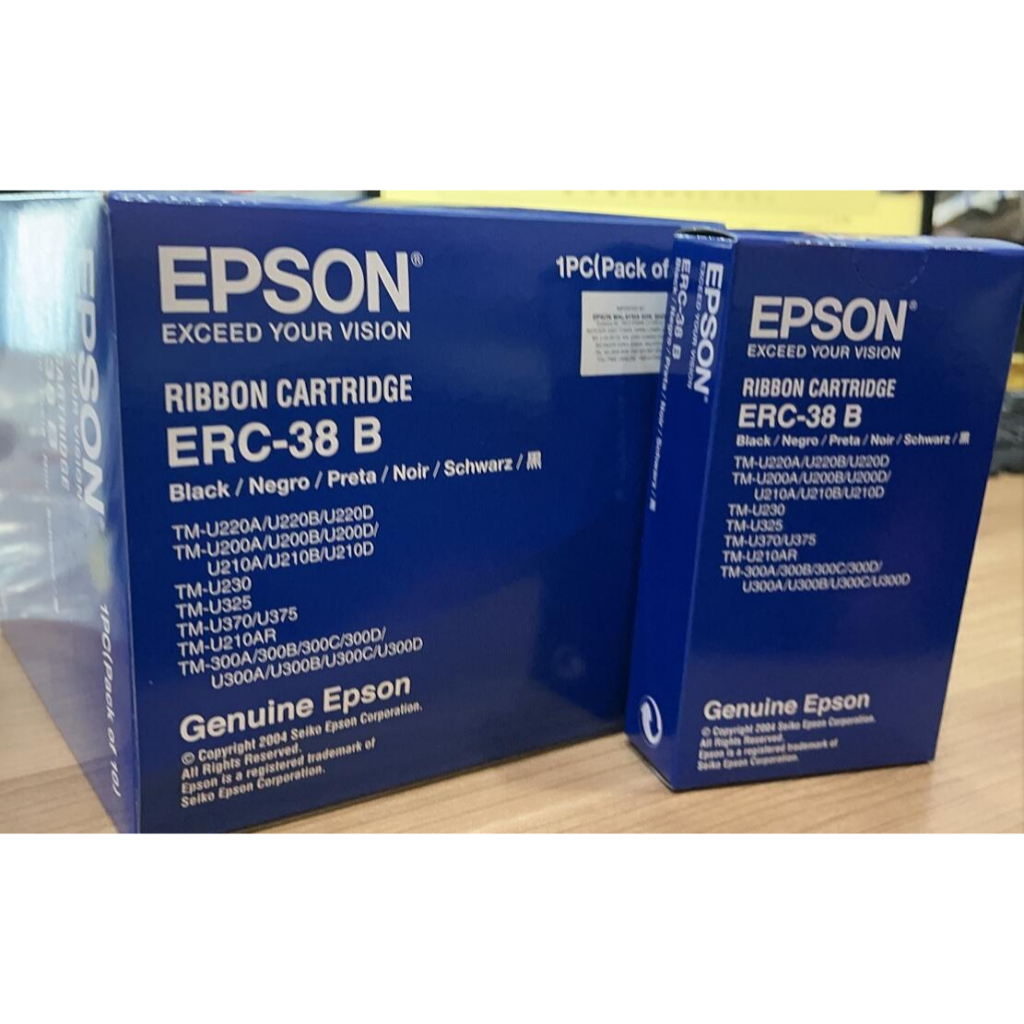 EPSON RIBBON CARTRIDGE ERC-38 Black *JB | Shopee Philippines