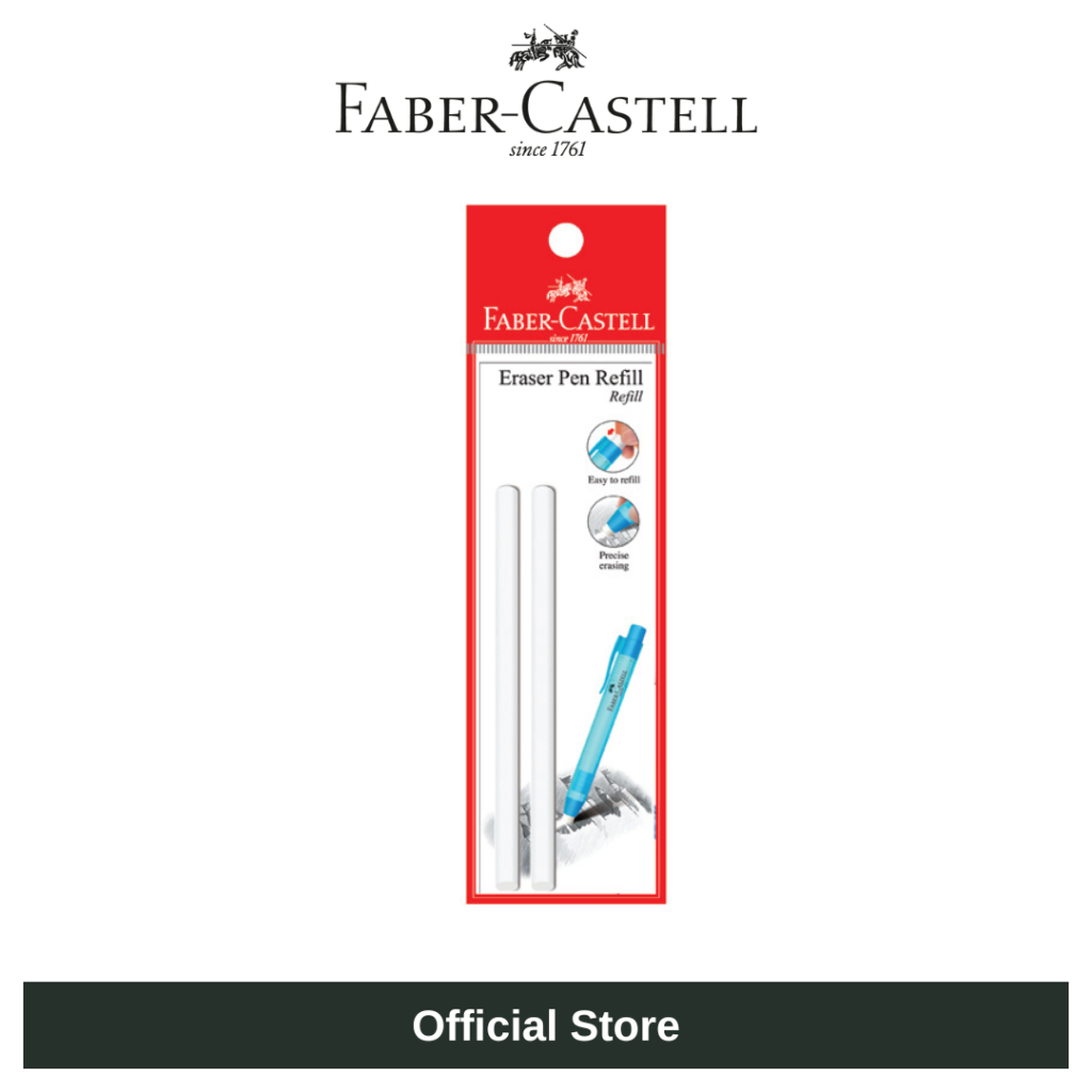 FaberCastell Eraser Pen Refill (2 Pcs) Shopee Philippines