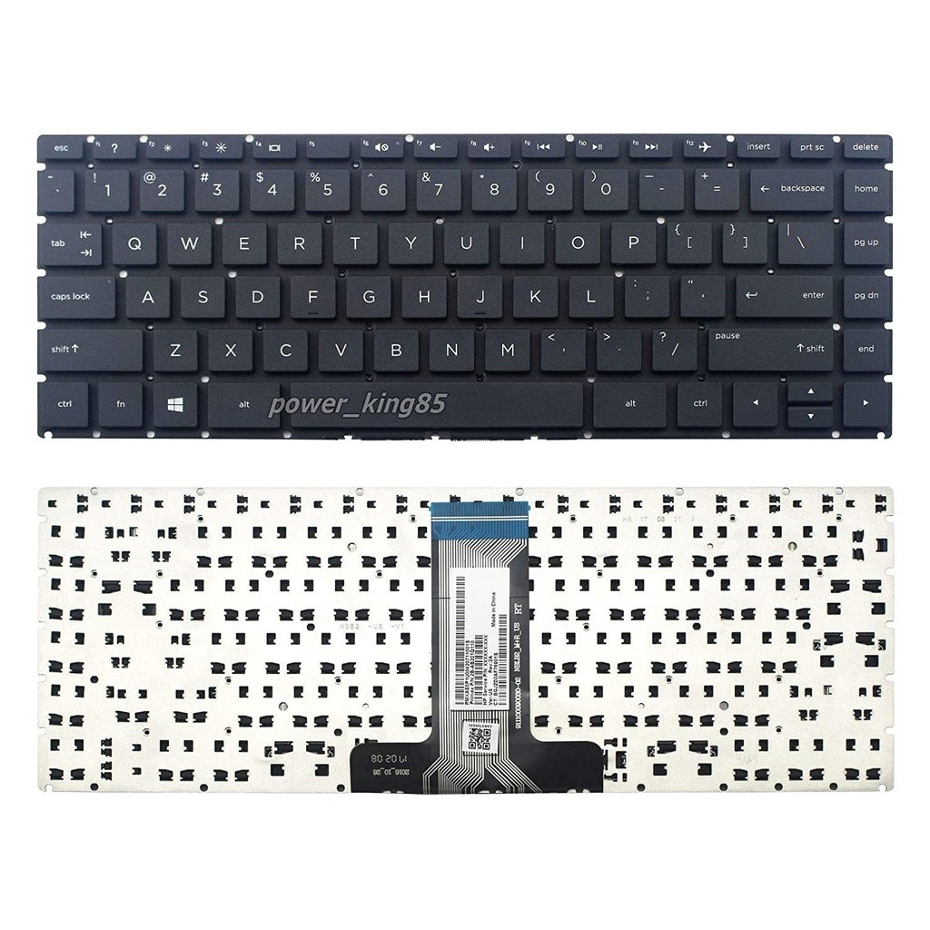 HP 14-BA 14-BA025TU 14-BF1XX 14-BF104TX 14-BF TPN-C131 LAPTOP KEYBOARD ...