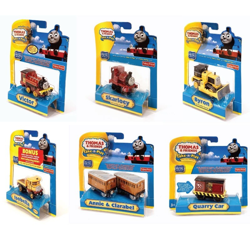 Thomas and Friends Take-n-Play Portable Railway Die-Cast Metal Vehicle ...