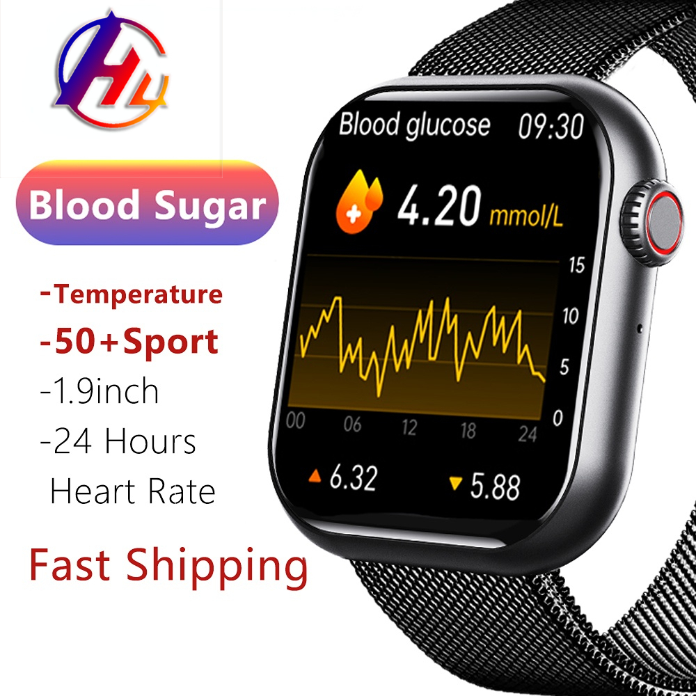 2023 Smart Watch Blood Glucose Sugar F57 Man Woman 24 Hour Blood