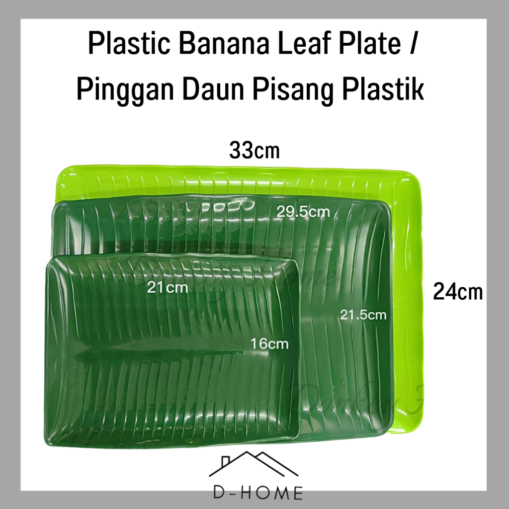 Plastic Banana Leaf Plate/Plastic Banana Leaf Plate/Plastic Banana Leaf