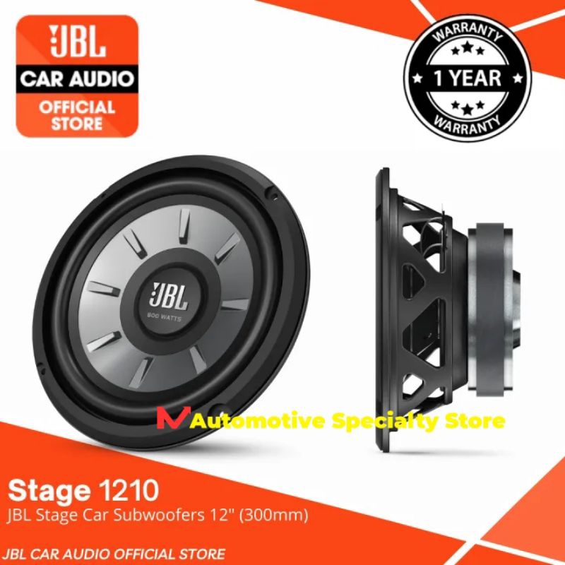 JBL Stage 1210 12" (300mm) woofer with 250 RMS and 1000W Peak Power