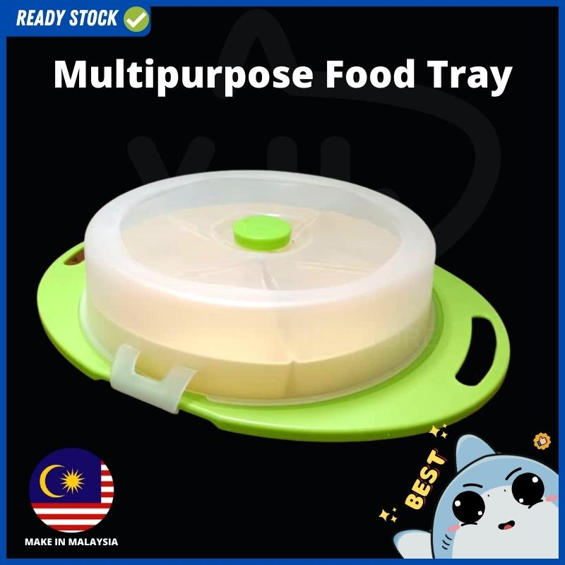 YU Multipurpose Food Tray Serves as Five Section Serving Tray Cake Holder Party Set Serving