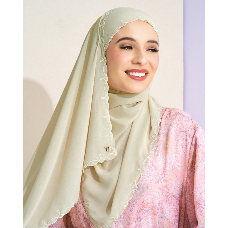 EMBROIDERED SHAWL NAELOFAR - SALOMA / SERI | Shopee Philippines