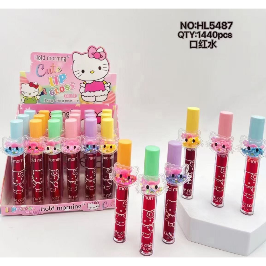 HOLD MORNING Hello Kitty Matte long lasting Waterproof Moisturizing Lip ...