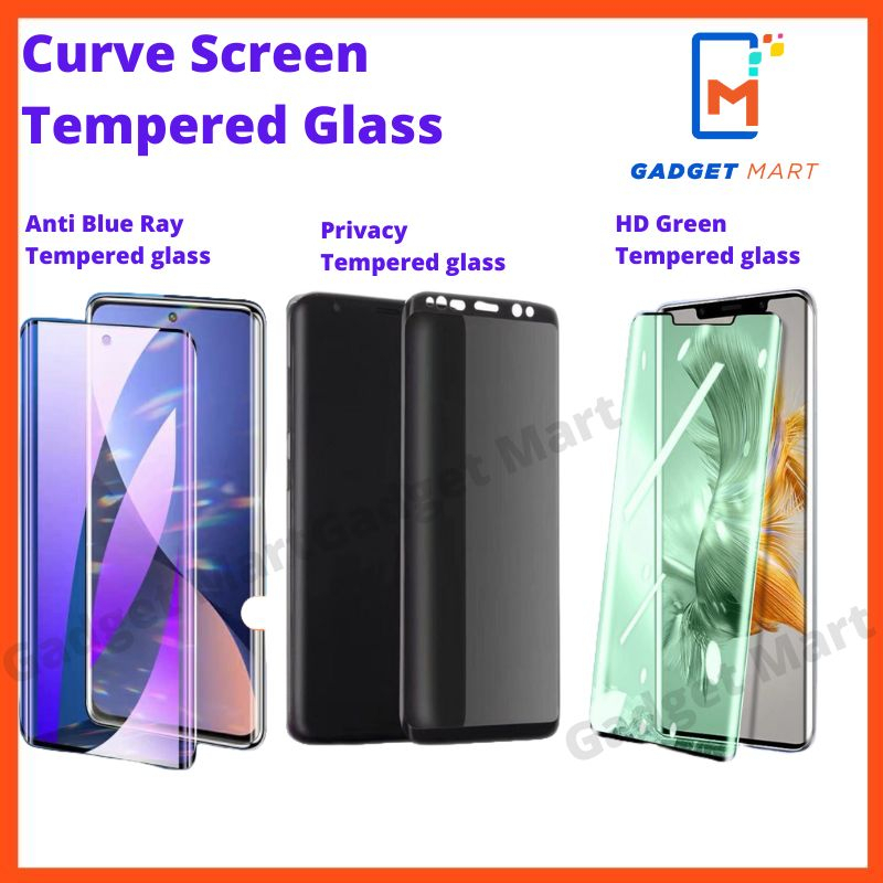 OPPO A98 5G TEMPERED GLASS ANTI PRIVACY BLUE RAY CURVE SCREEN PROTECTOR
