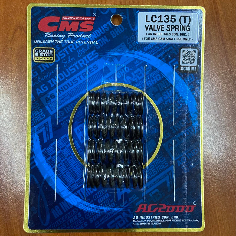 CMS RACING VALVE SPRING - Y15ZR / LC135 / RS150 / KRISS | Shopee ...