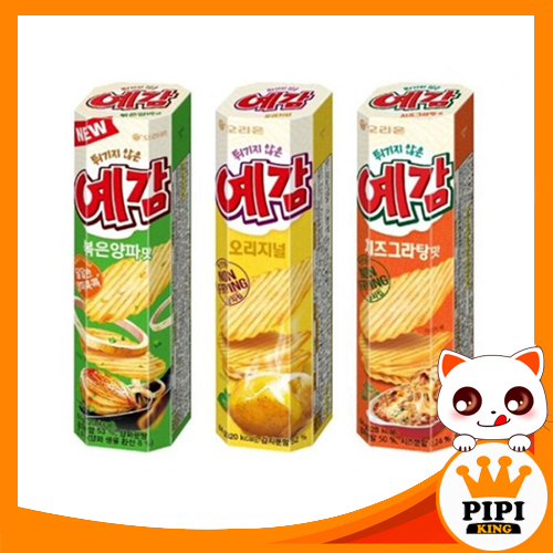 Korea Orion Yegam Baked Potato Chips 64g / Korean Snack Cheese Onion