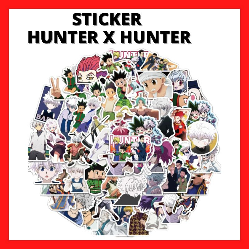 Sticker Hunterxhunter 50 Keping Stickers Anime Hunter X Hunter Pelekat ...