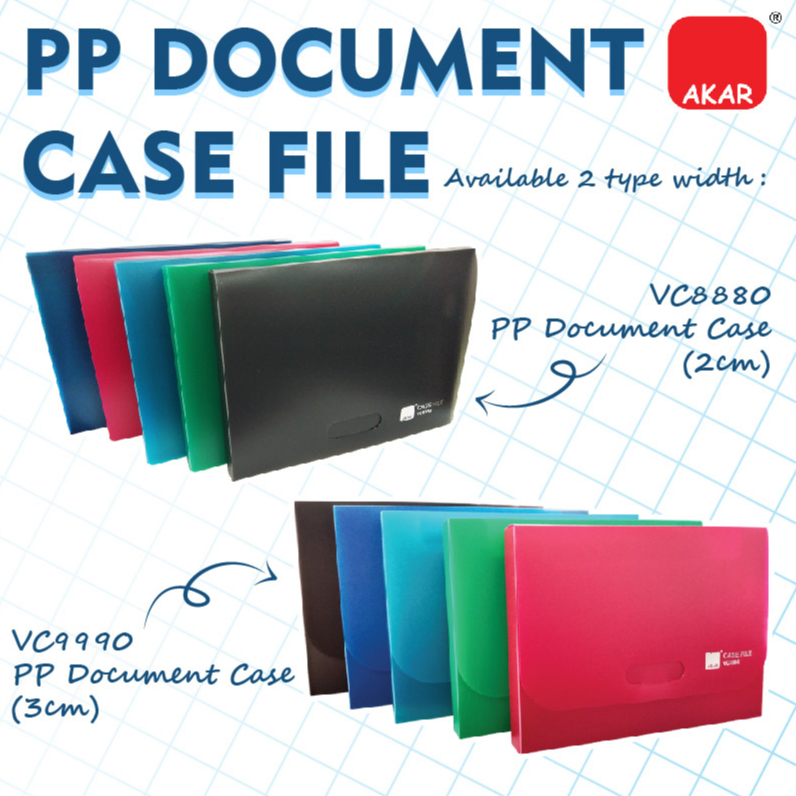 AKAR PP Document Case A4 Size Width 2cm / Width 3cm Shopee Philippines