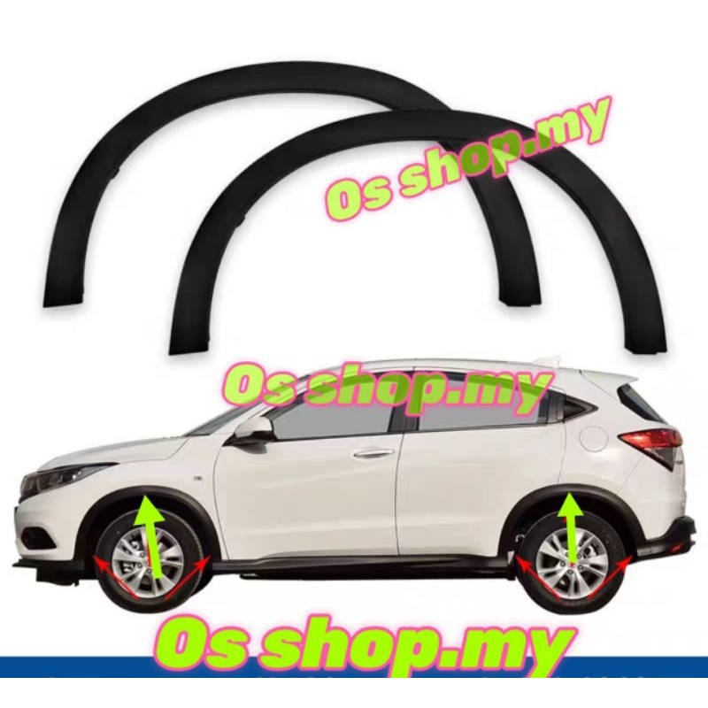 Front Left Wheel Opening Molding For 2016-2018 Honda HR-V – Makerauto Black Fender Flare