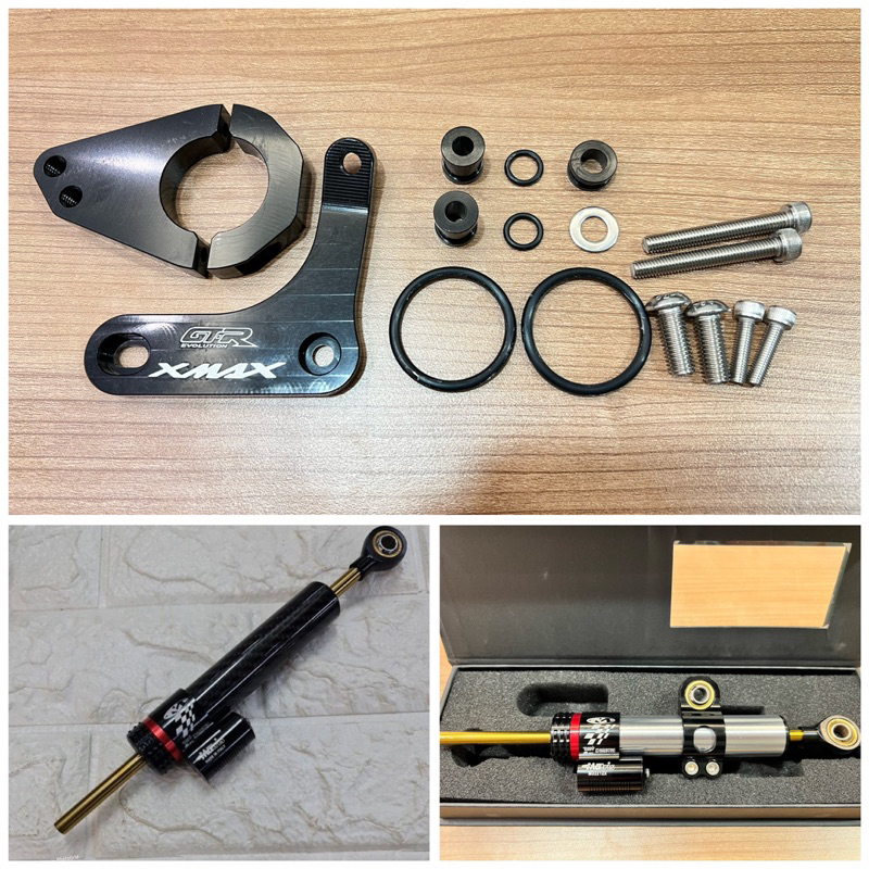 MATRIS STEERING YAMAHA XMAX V1 V2 XMAX DAMPER RACING ADJUSTABLE SOFT