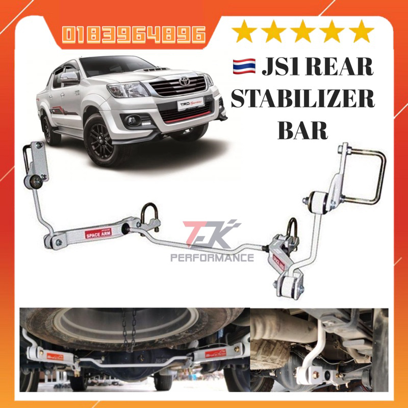 JS1 SPACE ARM 4x4 TOYOTA HILUX REVO ROCCO ROGUE TRITON RANGER NAVARA D ...