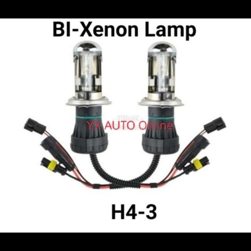 HID H4 Hi Low 6000K Fast Bright & Hi low socket to Fuse Set (H4 HI-LOW ...