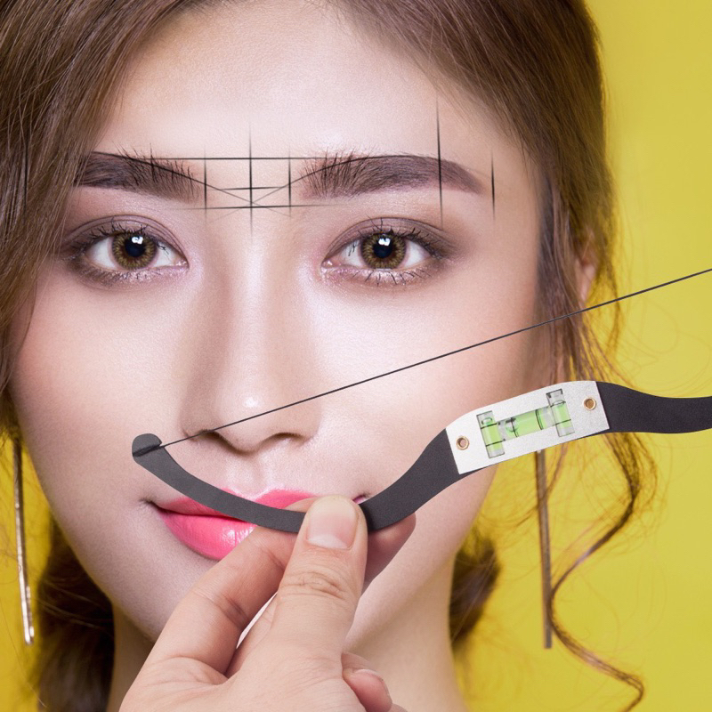 Microblading brow mapping Sulam Kening Measuring ruler pembaris Tattoo