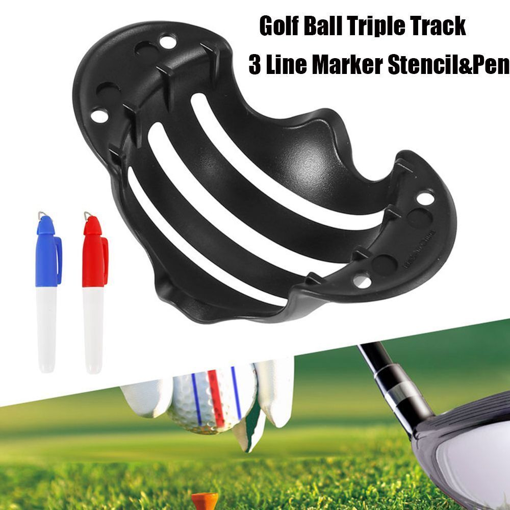 Brand New Ball Triple Track 3 Line Marker with 2 Pen Golf Ball Marker Shopee Philippines