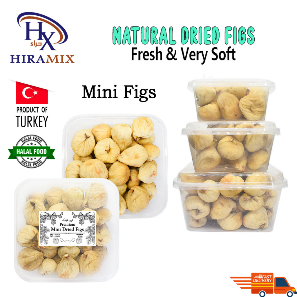 Mini Dried Figs Buah Tin Turki Kecil Lembut dan Manis Buah Tin Small ...