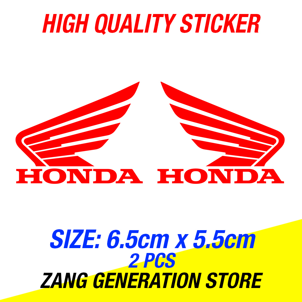 Sticker Bike Motor Motorsikal NEW HRC For Honda Wave, EX5, Dash, RS150 ...