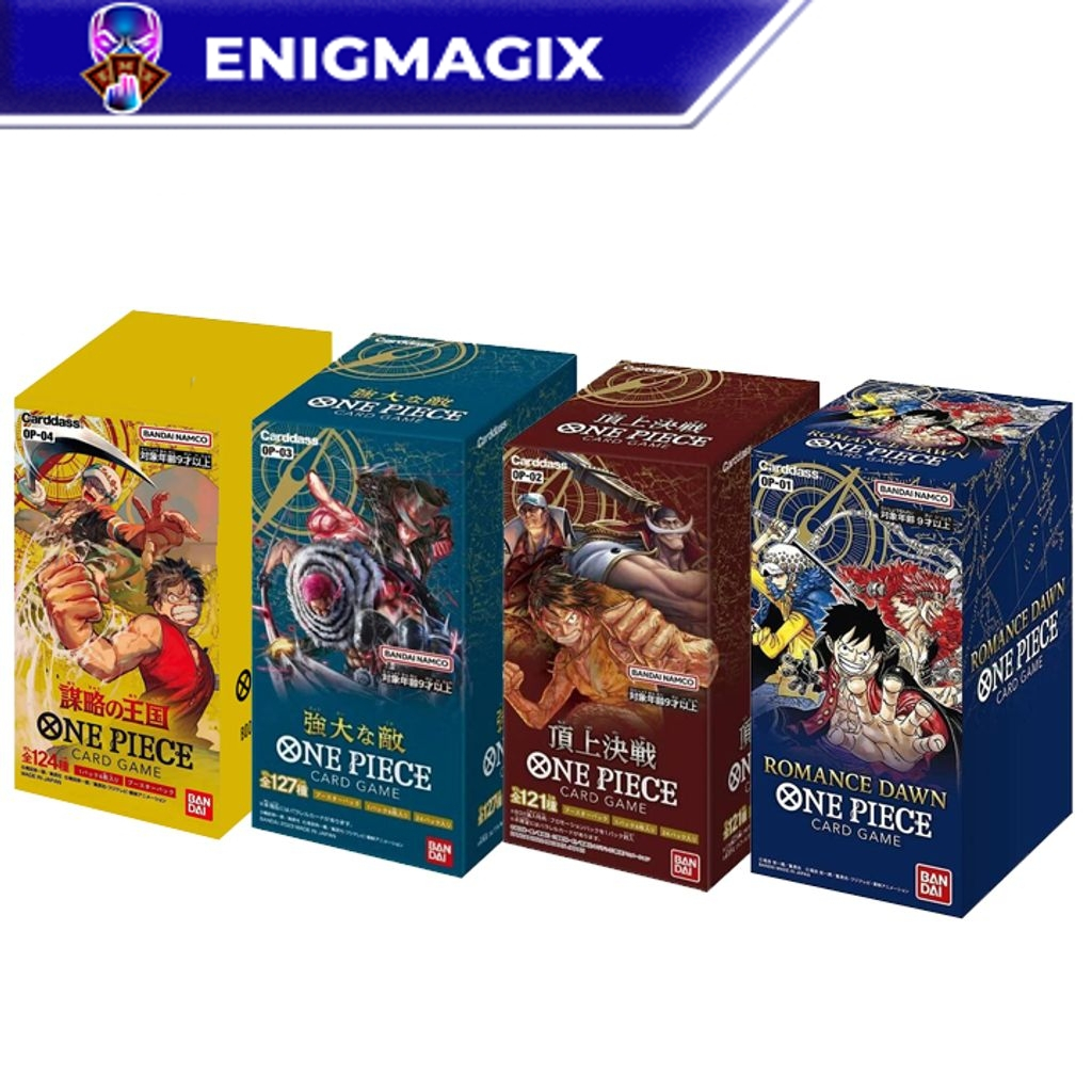 One Piece TCG: Booster Box (OP-01 / OP-02 / OP-03 / OP-04) | Shopee ...