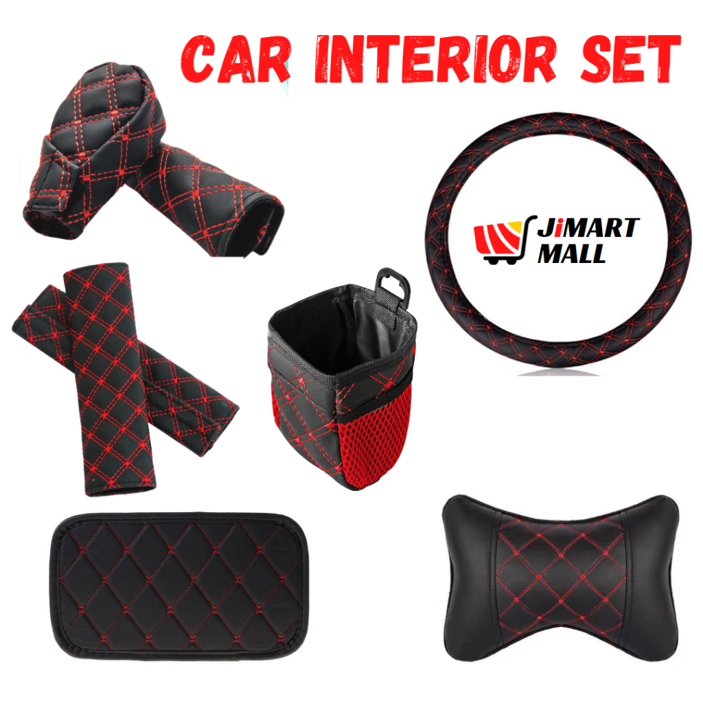CAR INTERIOR ACCESSORIES Steering Gear Seatbelt Cover Pillow Armrest
