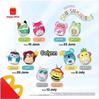 MCDONALD'S HAPPY MEAL 2023 SQUISHMALLOWS PELUCHE MICHAELA