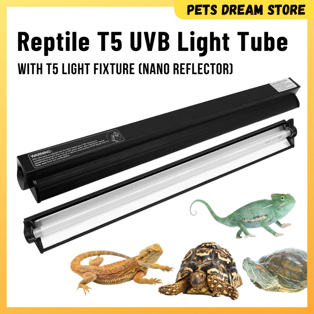 Reptile T5 UVB Lighting 1ft/2ft/3ft/4ft UVB Light Tube Terrarium Light ...