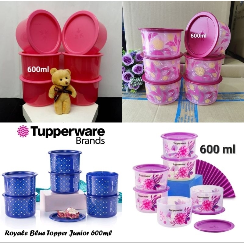 Tupperware One Touch Topper Junior Set (6pcs) 600ml | Shopee Philippines
