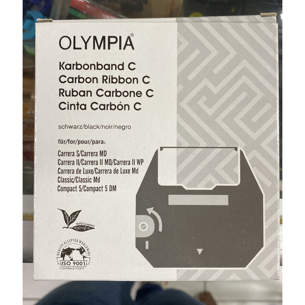 Olympia Carbon Ribbon C typewriter ribbon for Carrera S, MD, Carrera II ...