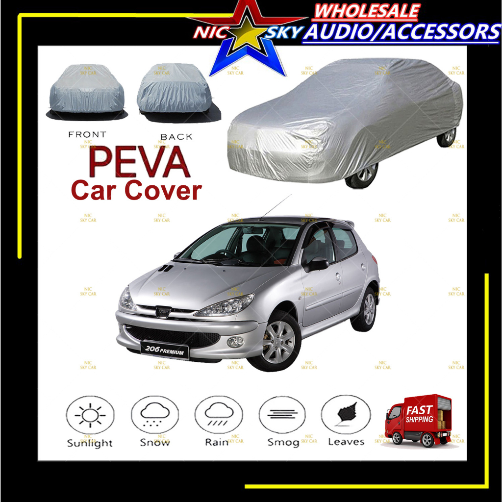 Naza Bestari Peva Protection SunProoF & Waterproof Car Cover Size M ...
