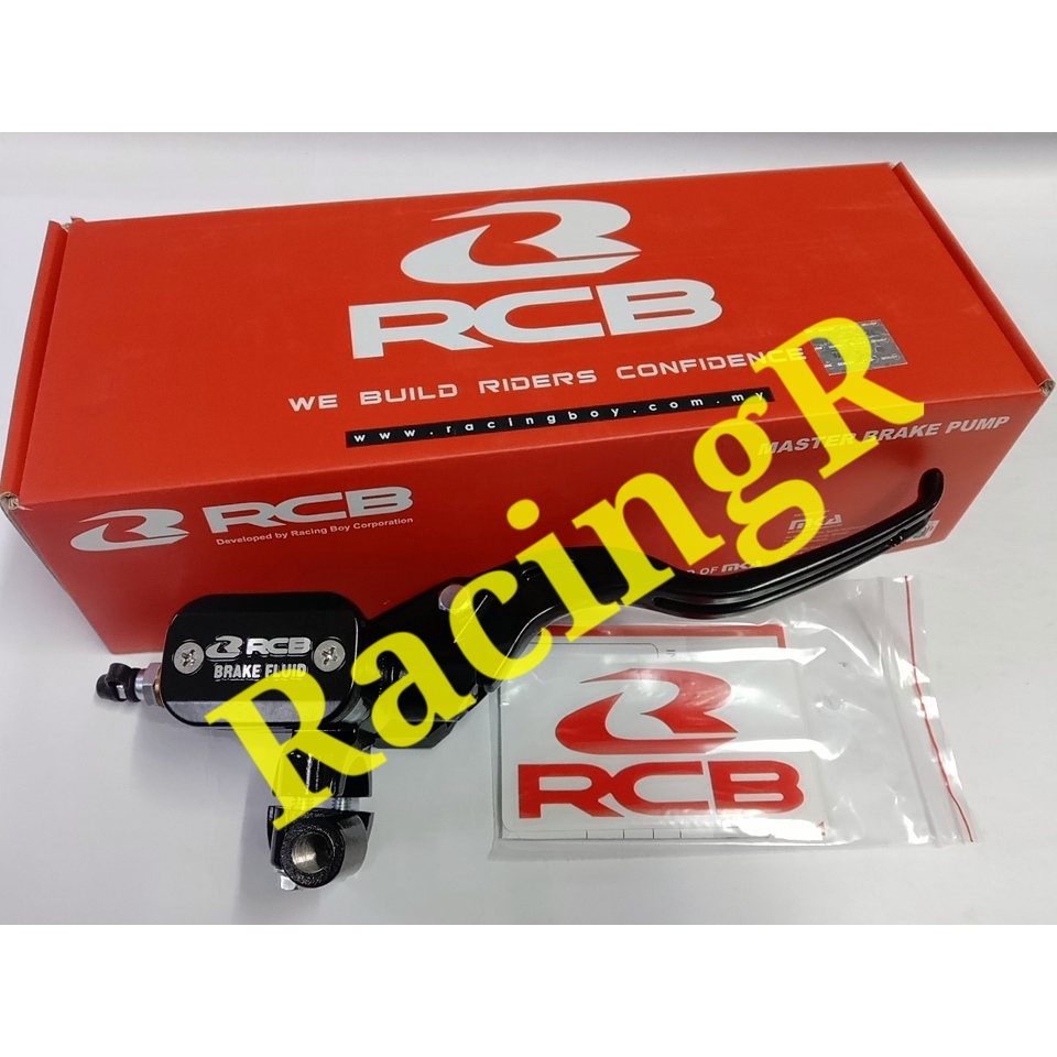 RCB RACING BOY MASTER PUMP BRAKE E-3 14MM BLACK RH | Shopee Philippines