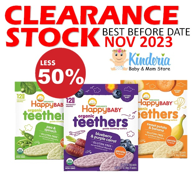 Happy Baby Organic Teether Cracker Stage 2 (48g) Shopee Philippines