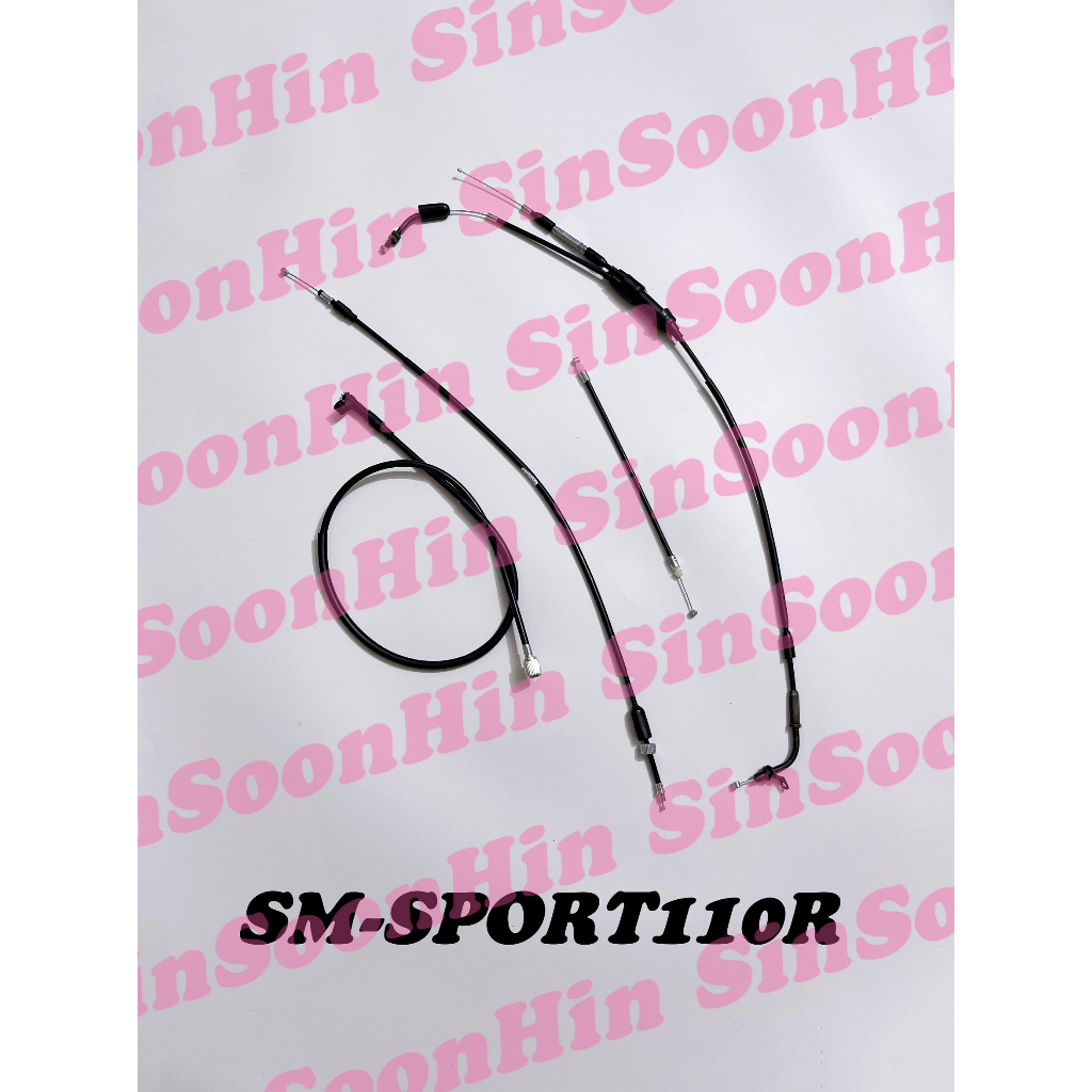 SYM SM-SPORT110R Throttle / Choke / Meter / Seat Lock Cable tali minyak ...